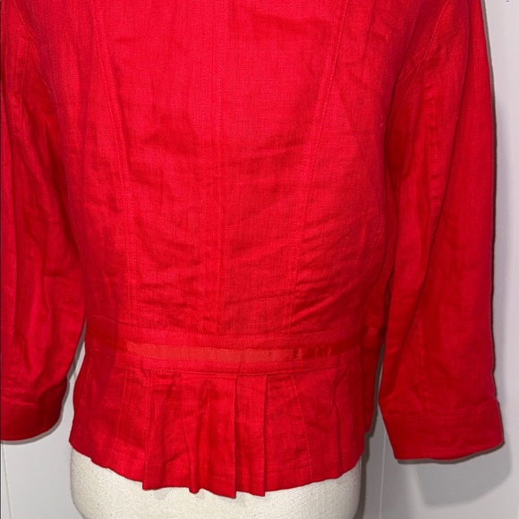 Multiples Vibrant Red Utility Jacket - Picture 5 of 7